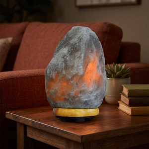 Lámpara de sal rosa del Himalaya de alta calidad, hecha a mano, tallada a mano, original, lámparas de sal naturales, artesanías del Himalaya - Product Image 1