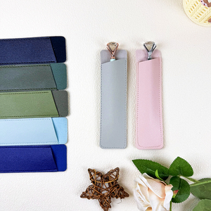 Portabel Warna Solid Bahan Lain Ango G654 16.5X3.5Cm Kantong Pena Tahan Gores Tempat Pelindung Penutup Pensil Casing Lengan - Product Image 3