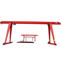 Pont roulant électrique monopoutre sur rail pour atelier mécanique, avec palan à câble, portée 24m, hauteur de levage 10m