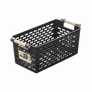 Cesto portaoggetti nero fantasia - Product Image 1