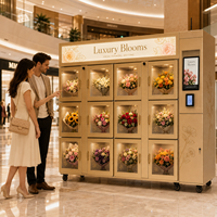 Winnsen - Expendedor Inteligente de Flores Refrigerado y Humidificado para Grandes Ramos en Centros Comerciales