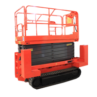 Plateforme élévatrice à ciseaux électro-hydraulique DAHUI 4-18m, véhicule de levage mobile pour travaux en hauteur, acier au carbone, capacité 113kg, personnalisable