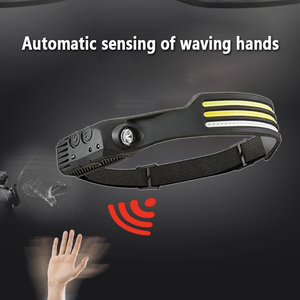 Ngoài trời siêu sáng cảm ứng đầu ánh sáng USB sạc HEADWORN đèn tầm xa chạy câu cá COB + XPE LED Đèn pha - Product Image 2