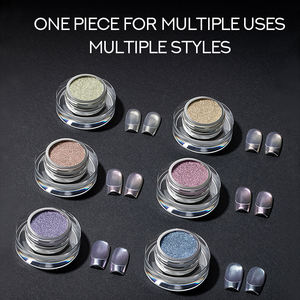 BBM マジックミラーパウダーネイル ファインスムースパウダー キャッツアイ効果 美しいネイルアート カラーチェンジ カメレオン グリッター マジックパウダー - Product Image 4