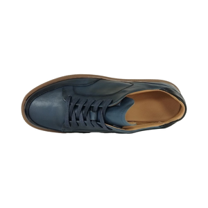 Baskets décontractées pour hommes en cuir véritable, à semelle rouge à clous, à lacets, respirantes, antidérapantes, confortables et légères, collection Printemps - Product Image 4