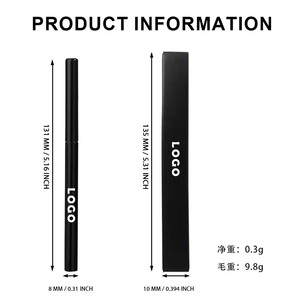 Crayon pour les yeux mat et scintillant en 24 couleurs, en forme de gel, bâton, brun, noir, paillettes, stylo pour les yeux, gel pour les yeux imperméable, anti-bavures - Product Image 6