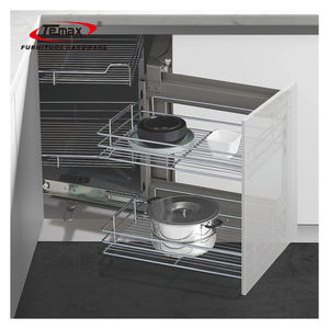 Accessoires de quincaillerie de cuisine Temax pour armoires Panier à fil d'angle <span class=keywords><strong>Maic</strong></span> à fermeture douce DL180D - Product Image 1
