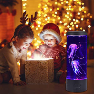 Una variedad de estilos de medusas acuario 16 cambio de estado de ánimo LEDs sensor táctil luz nocturna lámpara de sueño - Product Image 2