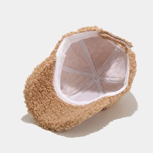 Casquette <span class=keywords><strong>de</strong></span> baseball Sherpa chaude d'hiver, casquette <span class=keywords><strong>de</strong></span> baseball brodée en peluche <span class=keywords><strong>de</strong></span> <span class=keywords><strong>Paris</strong></span>, casquette Snapback - Product Image 6