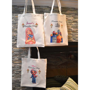 Line Pouch for Packaging Perfume Bottles Jewelry Accessories <strong>Personalised</strong> Kids Ramadan Kareem <strong>Gift</strong> Bag Holidays-Blank DIY Tote - Product Image 2