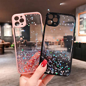 Bling Phone Case For <span class=keywords><strong>iPhone</strong></span> 14 13 12 11 Pro Max TPU étui à paillettes pour <span class=keywords><strong>iPhone</strong></span> 14 12 11 Pro Max Candy Color Camera Phone Case - Product Image 3