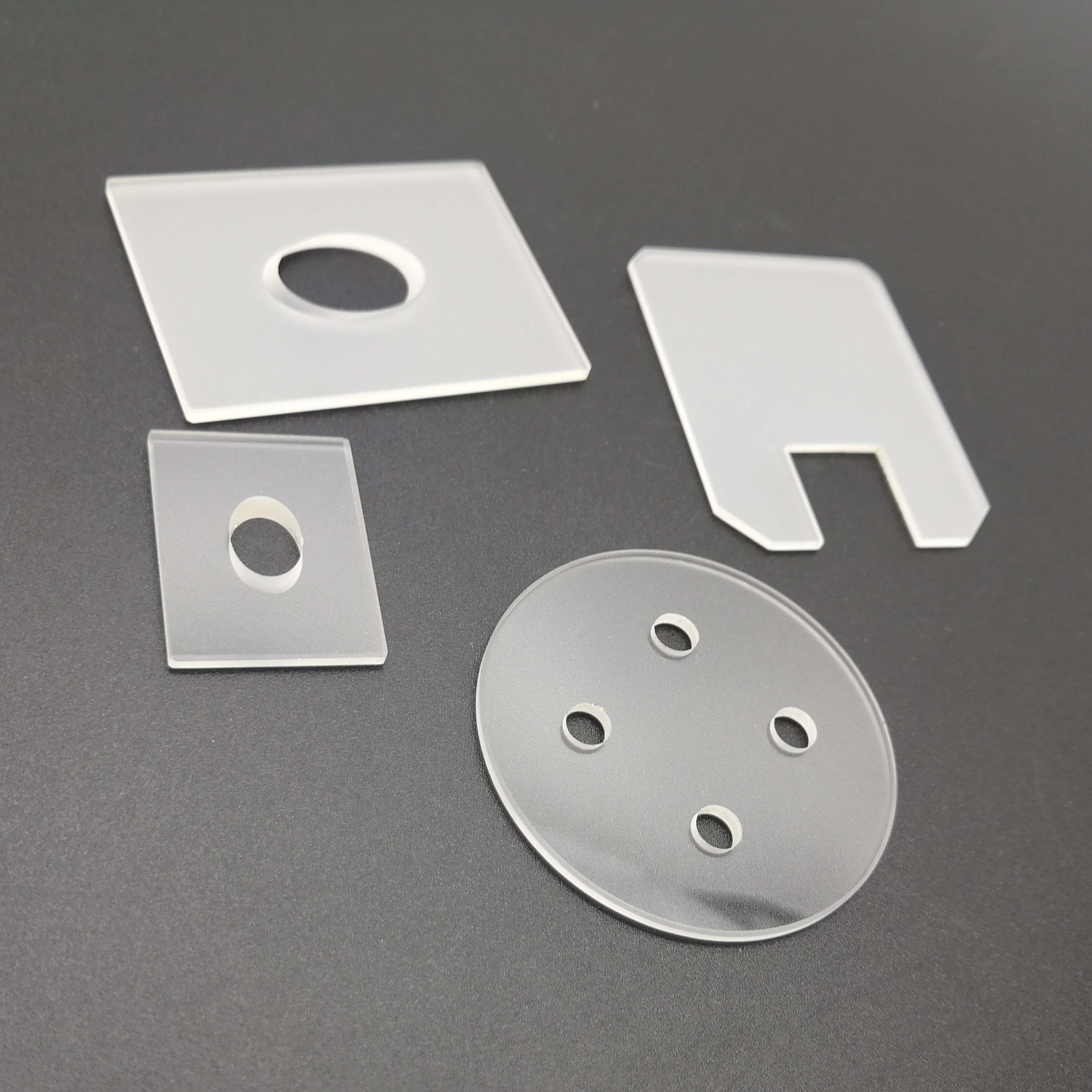 Оптическое стекло с двойной вогнутой цилиндрической линзой, длина волны 400 нм-1100 нм