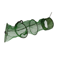 Nasse de pêche pliable portable anti-rayures avec fil flottant pour accessoires de pêche L