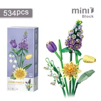 LOZ 1670 1671 1672 Cactus Mini, Bonsái Creativo, Simulación de Plantas Verdes, Flores Decorativas, Juego de Bloques de Construcción para Regalo