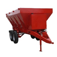 Tracteur traîné hydraulique 5 tonnes Bovins et ovins bouse de fumier de cheval épandeur manufacture