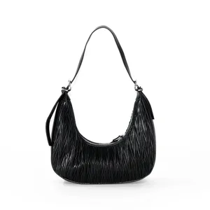 Factory Wholesale Fashion Luxury Pu Leather Purse Designer Shoulder Bag Summer Simple Crossbody Bag For Women