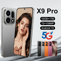 X9 Pro 5G Arena Cell, Pantalla HD de 7.3 Pulgadas, Deca Core, 78MP + 108MP, Doble Lente Óptica, Batería de Más de 8000 mAh con Carga Rápida, 16GB + 1TB, Desbloqueo Biométrico