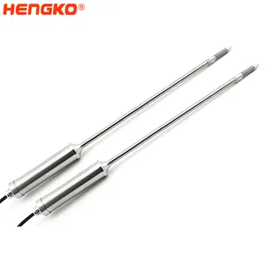 HENGKO HT301 0.5m to 1.5m long rod custom probe I2C temperature and humidity sensor for medicinal materials piles