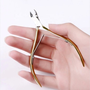 Thép Không Gỉ Nail Cuticle Clipper Nipper Cắt Tỉa Vàng Dead Skin Scissor - Product Image 5