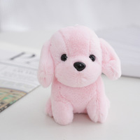 Mini porte-clés en peluche mignons et kawaii, jouets pour machine à griffes, pendentifs chien, animaux en peluche, poupées chien, ornements de sac