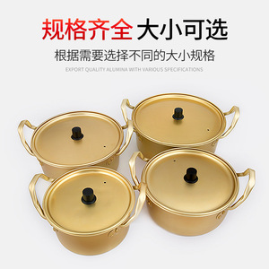 <b>Soup</b> <b>Pot</b> 2.1-3L Aluminum Double Handle With Lid High Temperature Resistance Light Weight - Product Image 4