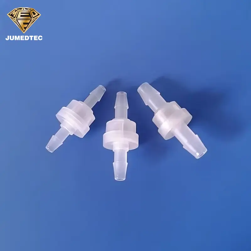 Медицинский обратный клапан JU 4 мм 4,8 мм 6,4 мм пластиковый односторонний пружинный обратный клапан для воды