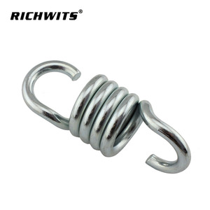 RICHWITS Gancho de resorte de hierro galvanizado de 7 mm y 8 mm, bisagra antirrobo para colgar sillas, hamacas y cestas - Product Image 1