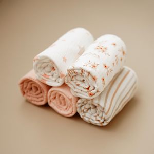 ผ้ามัสลินสำหรับเด็ก6ชั้นผ้ามัสลินแบบปรับแต่งได้ผ้าสำหรับเรอ - Product Image 5