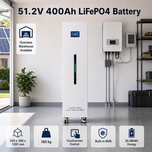 Baterai LiFePO4 51.2V 400Ah Deep Cycle Tipe Mobile Floor dengan Fungsi Proteksi BMS. - Product Image 1