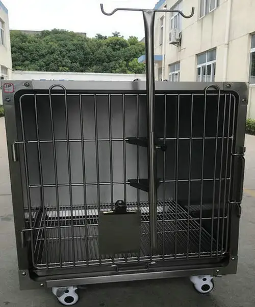 Stainless Steel Pet Dog Cages Dog Carrier