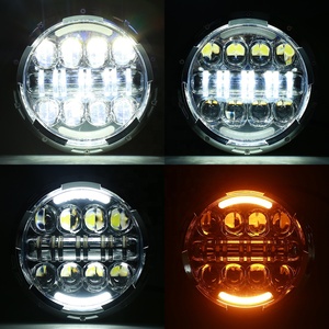ไฟหน้า LED 7 "พร้อมไฟบอกตำแหน่งสำหรับ Harley <span class=keywords><strong>Road</strong></span> <span class=keywords><strong>King</strong></span> Ultra <span class=keywords><strong>CLASSIC</strong></span> Electra Glide flhtcu - Product Image 6