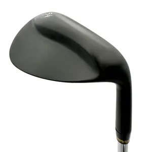 Jual Kualitas Tinggi Hitam Ditempa Wedge Golf Club CNC OEM Golf Club Wedge Kepala Unisex Golf Wedges