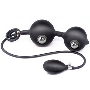 Dilatatore Anale <span class=keywords><strong>Gonfiabile</strong></span> in Silicone Liquido con Perline per Uomini e Donne, Giocattolo Sessuale per Adulti - Product Image 1