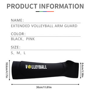 Protector de Brazo Extendido para Voleibol con Orificio para el Pulgar - Manga de Compresión Transpirable con Protección Profesional para Deportes y Entrenamiento - Product Image 4