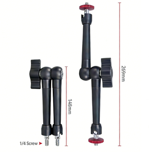 Brazo Mágico Profesional Multidireccional Ajustable Estilo <span class=keywords><strong>Noga</strong></span> de Aluminio y Acero Inoxidable con Capacidad de Carga de 5 kg para Fotografía, Cámara y Monitor - Product Image 1
