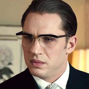 Gafas de sol estilo Tom Hardy, montura negra, lentes de PC UV400, gafas ópticas para hombre, tamaño mediano, protección solar, para viajes y conducción - Product Image 3