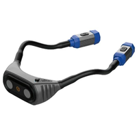 Lampe de travail LED flexible et rechargeable pour le cou, lampe de lecture portable mains libres pour la réparation automobile, l'atelier et le camping en extérieur