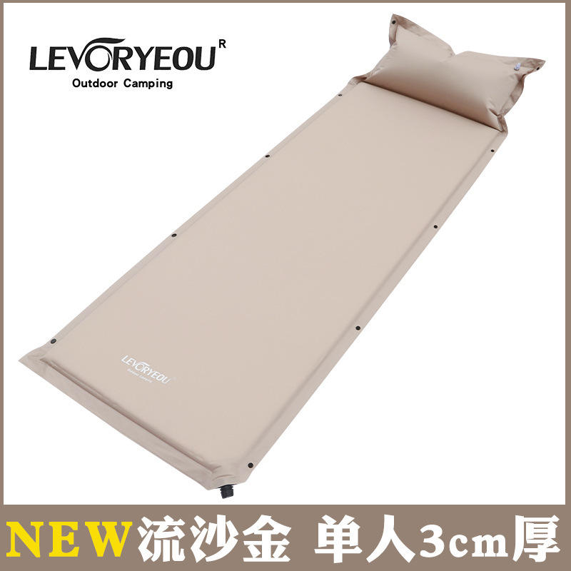 Sable plaqué or pour une personne, épaisseur 3 cm