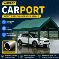 Tente de carport avec structure en acier renforcé, imperméable, pour stand de salon professionnel, commande en gros bienvenue, pour patio et jardin