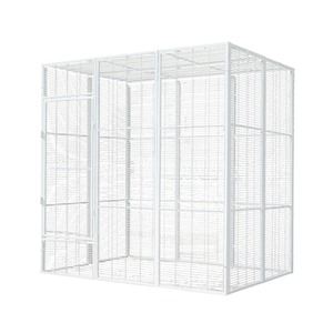 China Manufacturer Wholesale High Quality Big Bird Cage Heavy Duty Metal Iron Multilayer Movable  Large Bird Cage for Sale - Product Image 4