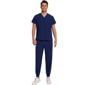 Uniforme Médico Quirúrgico Blanco <span class=keywords><strong>para</strong></span> <span class=keywords><strong>Hombre</strong></span>, Bata de Médico, Uniforme de Enfermería, Ropa Médica, Uniforme de Enfermería Personalizado - Product Image 5