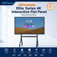 Pantalla Comercial Inalámbrica 4K Ultra-HD de 98/100/110 Pulgadas, Android/Windows, Cámara Táctil de 40 Puntos, WiFi/Bluetooth, RJ45, RS232