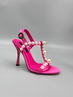 Sandales élégantes à bride en T en soie ornée de fleurs bordeaux/rose/noir, bout pointu, talon compensé de 10,5 cm, semelle intermédiaire en cuir véritable, caoutchouc