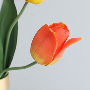 Flor Artificial de Tulipán de Seda, Tallo Único, Tacto Natural, Decoración para el Hogar, Accesorio de Fotografía - Product Image 4