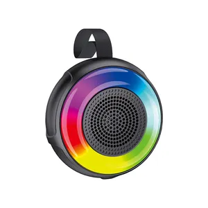 JOKADE billig BT5.0 tragbare bunte Licht Lautsprecher Kanal Musik Audio Stereo 15w Mini Outdoor-Lautsprecher für Party Auto nach Hause