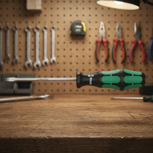 Destornillador con mango aislado Wera, herramienta de grado industrial de cabeza plana de 3,0 x 150 mm - Product Image 3
