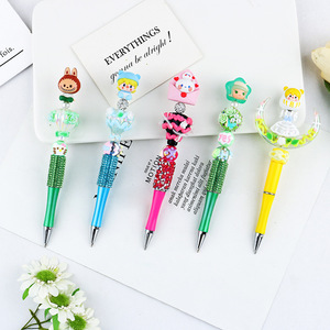 Bubble Matte Perles Mignonnes Creative Peint À La Main DIY Rotatif Cristal Arc Stylo À Bille - Product Image 2
