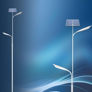 Farola LED IP66 Premium personalizable energéticamente eficiente para estacionamientos de carreteras áreas públicas con fuente de alimentación de batería - Product Image 1