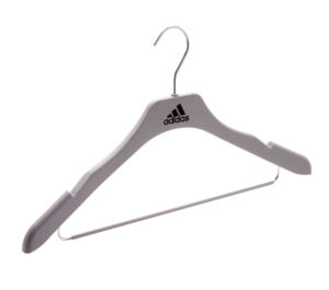 Percha de Plástico Blanca de Primera Calidad para Camisas y Trajes, Fabricada para Lavandería - Product Image 4