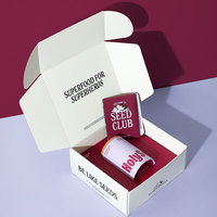 Carton d'expédition personnalisé avec logo, écologique, pour sous-vêtements, design de carton pour emballage de vêtements, doublure en éponge
